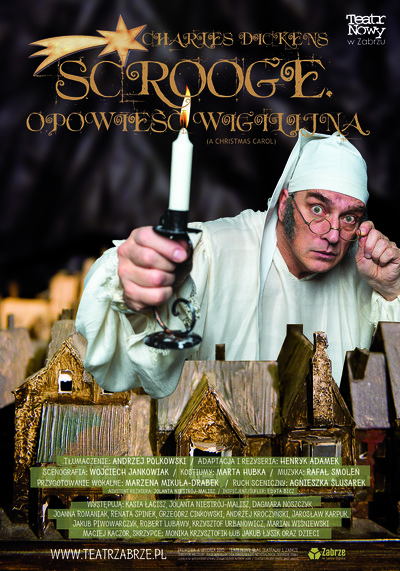 Plakat wydarzenia:  SCROOGE. OPOWIEŚĆ WIGILIJNA