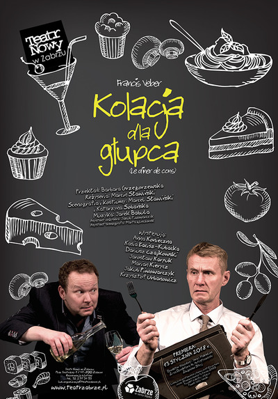 Plakat wydarzenia:  KOLACJA DLA GŁUPCA